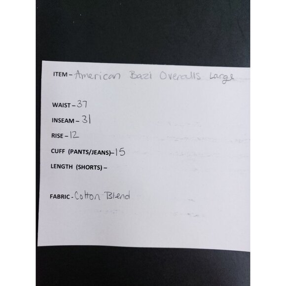 American Bazi Low Rise Skinny Overalls Women's Size Large - Picture 9 of 10